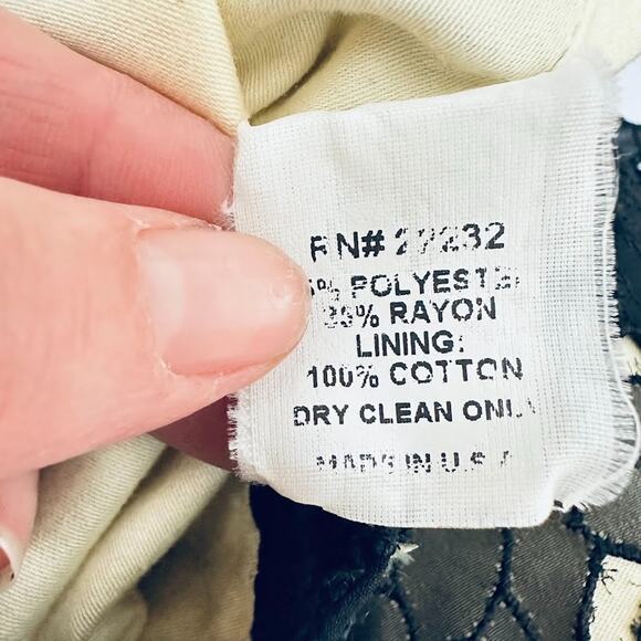 Vtg For Joseph Size 6 Black Lace Skirt Knee Length A Line Whimsigoth Dark Fairy - Picture 9 of 10